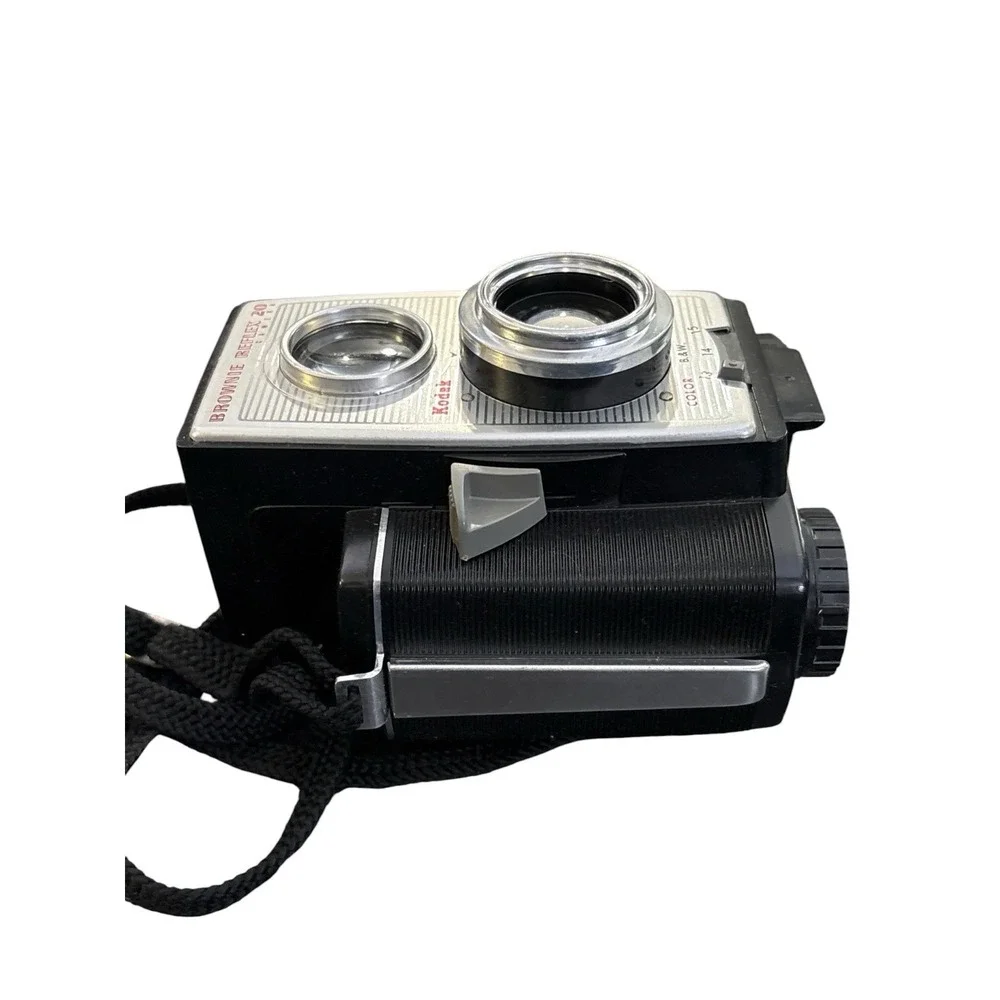 Vintage Brownie Reflex 20 Kodak Camera With Original Box and Instructions